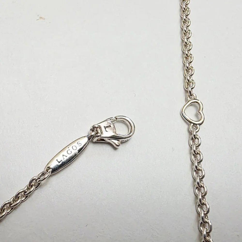 Lagos Rittenhouse Five Station White Topaz Necklace - Picture 10 of 16